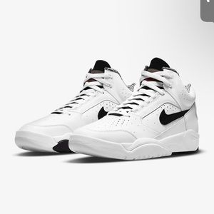 Nike Air Flight Lite Mid White and Black